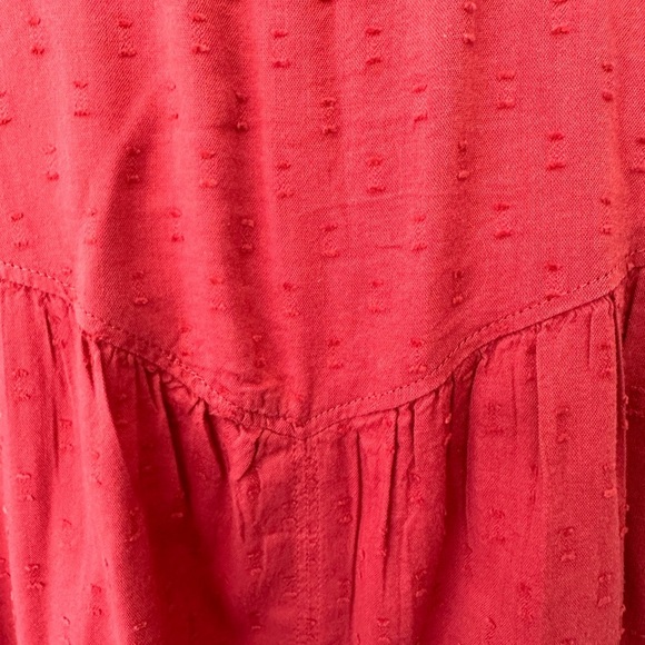 Old Navy red long sleeve dress knee length SZ M  NWT - Picture 7 of 7